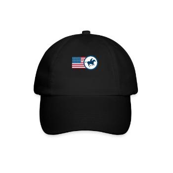 USA Équitation USA Rider Usa Rider - Casquette classique - noir/noir - Devant