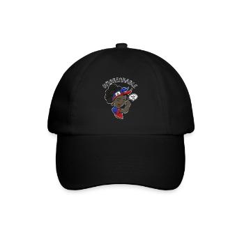Haitian Girl Unbreakable I Haitian Heritage I - Baseball Cap - black/black - Front