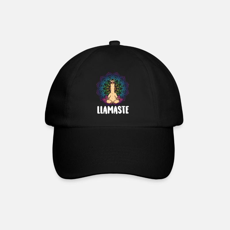 Llamaste - Baseballkappe - Schwarz/Schwarz