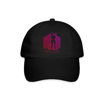 Standup Paddleboard Women's Standup Paddling - Baseball Cap - black/black - Front