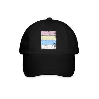 Retro Background Sunset Grunge Pastel - Baseball Cap - black/black - Front
