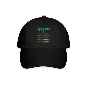 Tarif Horaire D'un Mécanicien Cadeau Humour - Casquette classique - noir/noir - Devant