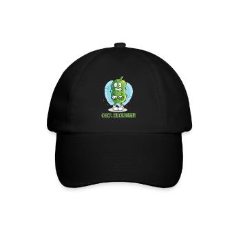 Concombre frais - Casquette classique - noir/noir - Devant