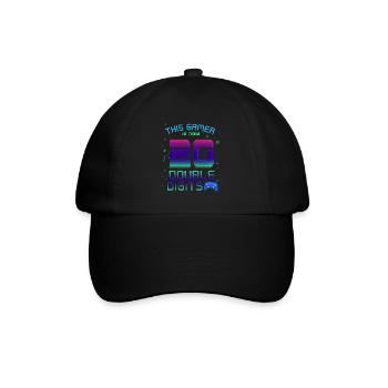 This Gamer Is Now 20 Double Digit 20. - Baseball Cap - black/black - Front
