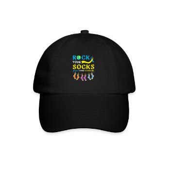 Rock Your Socks World Down Syndrome - Casquette classique - noir/noir - Devant