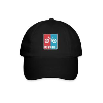 Vtt de descente VTT RetroVintage - Casquette classique - noir/noir - Devant