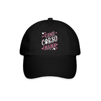 Cane Corso Mama Italian Mastiff - Baseball Cap - black/black - Front