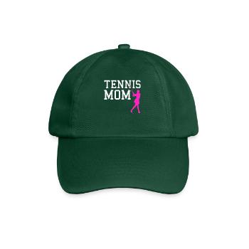 tennis mom - Baseballkappe - Flaschengrün - Vorne