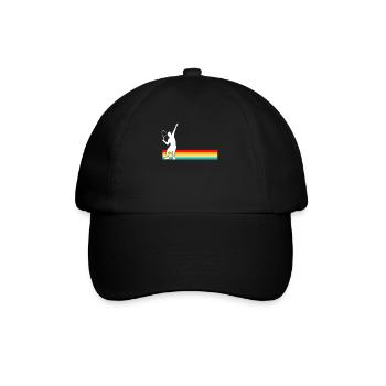 Tennis Rétro - Casquette classique - noir/noir - Devant