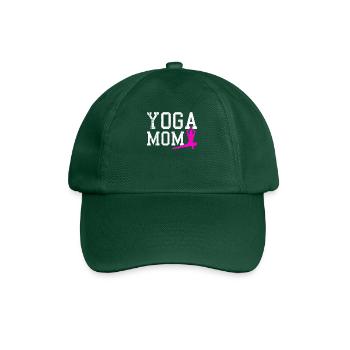 yoga mom - Baseballkappe - Flaschengrün - Vorne