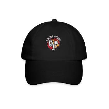 Ghost Hunter Ghost Hunt Ghost Paranormal Gift - Baseball Cap - black/black - Front