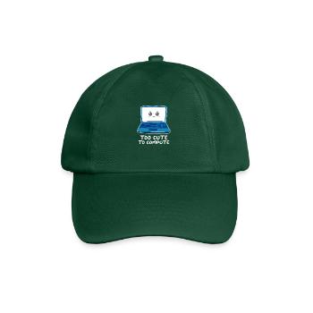 Ordinateur - Casquette classique - vert bouteille - Devant