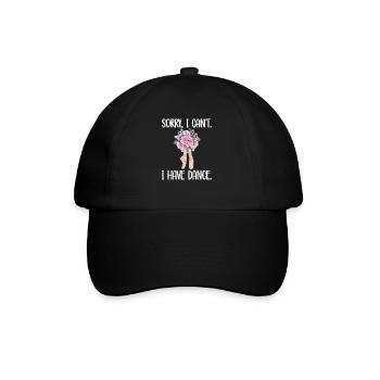 Cadeau de danseuse de ballet ballerine danseuse de ballet - Casquette classique - noir/noir - Devant