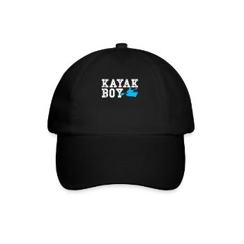 kayak boy - Baseball Cap - black/black - Front