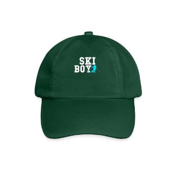 garçon de ski - Casquette classique - vert bouteille - Devant