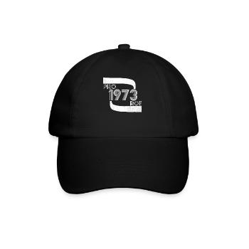 Pro Roe 1973 Retro Frauenrechte Feminist - Baseballkappe - Schwarz/Schwarz - Vorne