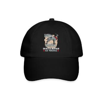 Deutsch Drahthaar Gassi Witziges Hundehalter - Baseballkappe - Schwarz/Schwarz - Vorne