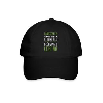 Paysagiste Aménagement Paysager - Casquette classique - noir/noir - Devant