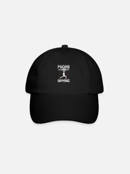 Physiotherapeut Physiotherapie Physio Geschenk - Baseballkappe - Schwarz/Schwarz