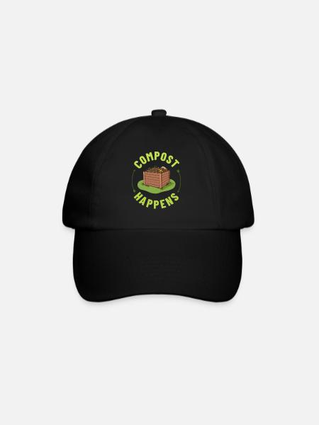 Compostage Compost Worm Waste - Casquette classique - noir/noir