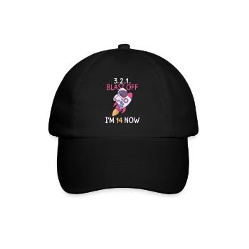 3..2..1.. Blast Off - J’ai 14 ans maintenant - 14e anniversaire - Casquette classique - noir/noir - Devant