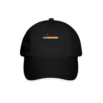 Goat Retro - Baseball Cap - black/black - Front