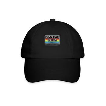 Best Of 2020 Vintage Cassette Retro Birthday - Baseball Cap - black/black - Front