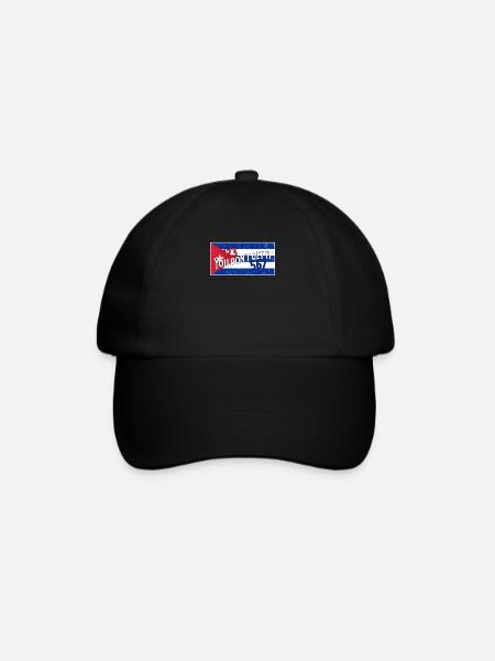 Salsa 123 567 Drapeau de Cuba - Casquette classique - noir/noir