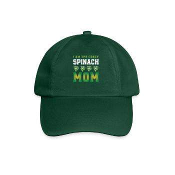 Spinat Mama - Baseballkappe - Flaschengrün - Vorne