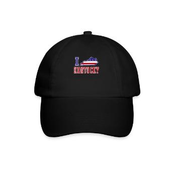 Kentucky USA I love Albama - Baseball Cap - black/black - Front