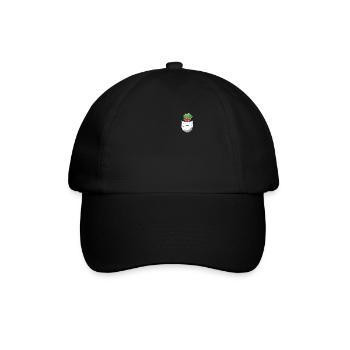 Radieschen Hemdtasche - Baseballkappe - Schwarz/Schwarz - Vorne