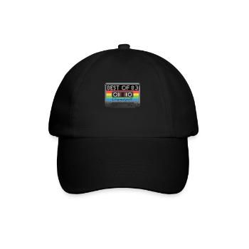 Best Of 83s Cassette 83s Retro - Baseball Cap - black/black - Front