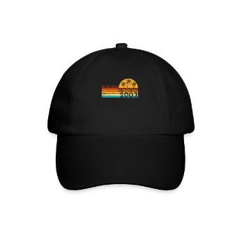 Retro since Oktober 2003 - Geburtstag im Oktober - Baseballkappe - Schwarz/Schwarz - Vorne