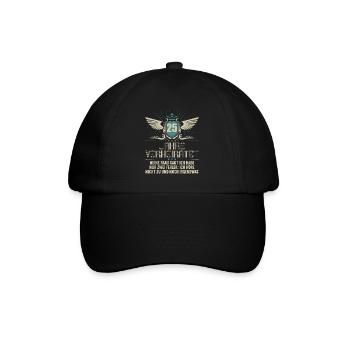 25 years married only 2 mistakes 25th wedding anniversary - Baseball Cap - black/black - Front