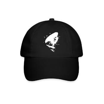hydroptère wingsurf femmes wingfoil foilwing - Casquette classique - noir/noir - Devant