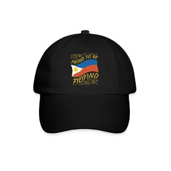 Philippines Sun Pride Filipino Flag I Gift - Baseball Cap - black/black - Front