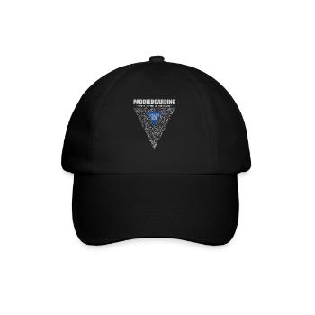 La vie est meilleure sur la planche, SUP WHAT’S SUP - Casquette classique - noir/noir - Devant