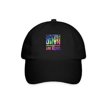 Funny Gymnastics Humor Turner Check Out My - Baseball Cap - black/black - Front