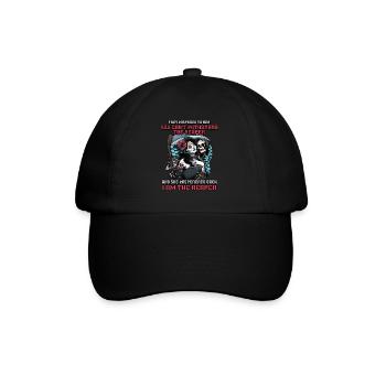 I Am The Grim Reaper Dia De Los Muertos - Baseball Cap - black/black - Front
