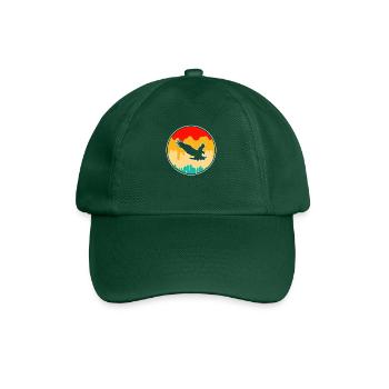 Adler Retro - Baseball Cap - bottle green - Front