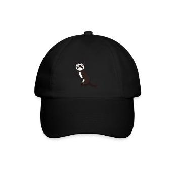 My Cute Sleeping Hamsters Nice Hamster Gesc - Baseball Cap - black/black - Front