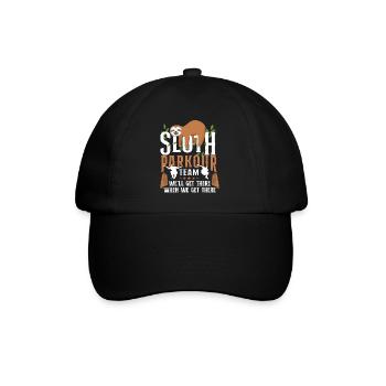 Parkour Free Running Traceur Sloth - Baseball Cap - black/black - Front