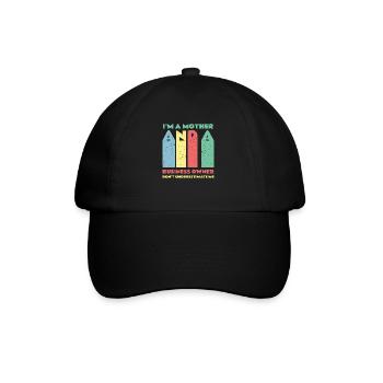 Motivation de l’entrepreneur Petite entreprise - Casquette classique - noir/noir - Devant
