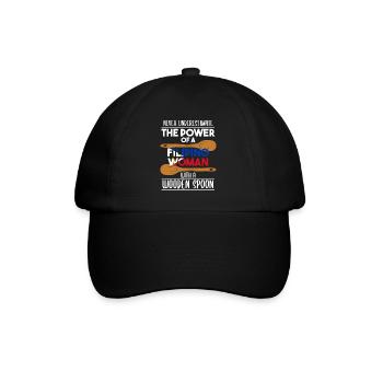 Philippines Filipina Flag Femme Cuillère I Cadeau - Casquette classique - noir/noir - Devant
