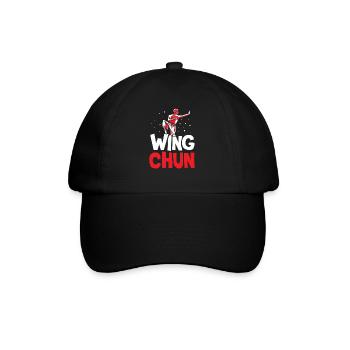 Wing Chun Training Kampfsport Trainer Kampfkunst - Baseballkappe - Schwarz/Schwarz - Vorne