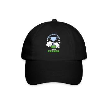 Le meilleur farter me du monde Mon père Papa Papa - Casquette classique - noir/noir - Devant