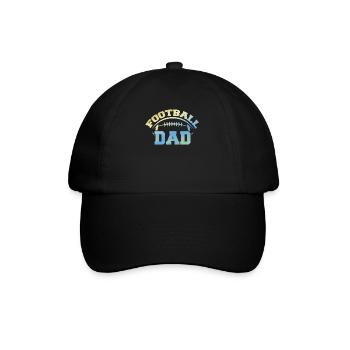 Football Dad Fans Game Day - Baseball Cap - black/black - Front