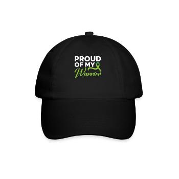 Fier de mon lymphome non hodgkinien guerrier - Casquette classique - noir/noir - Devant