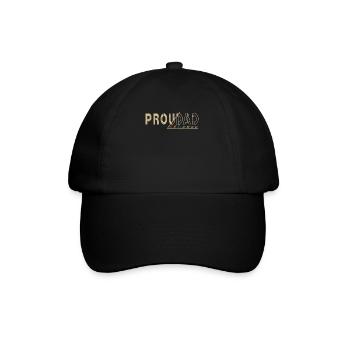 Proudad Stolzer Vater 2022 Vatertagsgesgeschenk - Baseballkappe - Schwarz/Schwarz - Vorne