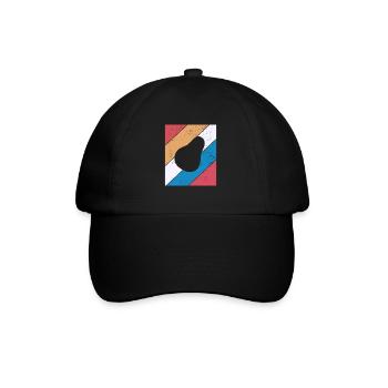 Avocat Vegan Lover Retro Veggie Diet Idée cadeau - Casquette classique - noir/noir - Devant